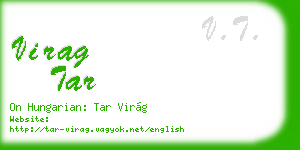 virag tar business card